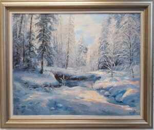 №53 Юри Ковачев Зимна приказка 80х100-1400€