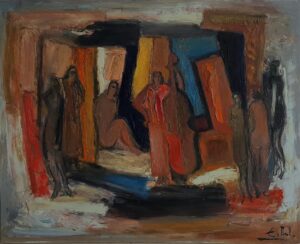 60-Енчо Пиронков Жена с чело 73х91 №1483€