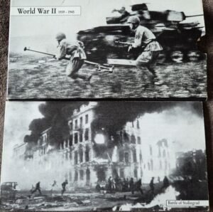 Русия 3 рубли 1991-1995 PROOF Сет 10 бр. Победата 2 св.война