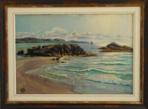 Стефан Петров 35x51 -№250н.р.48-850лв с рамка