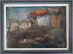 Росен Марковски Къщи 1989г 35х50 №65 -520лв